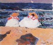 Joaquin Sorolla Y Bastida maria y elena en la playa Germany oil painting artist